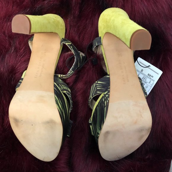 ⭐️HOST PICK⭐️  ZARA Exotic Palmtree Leaf Platform Sandals - Picture 6 of 8